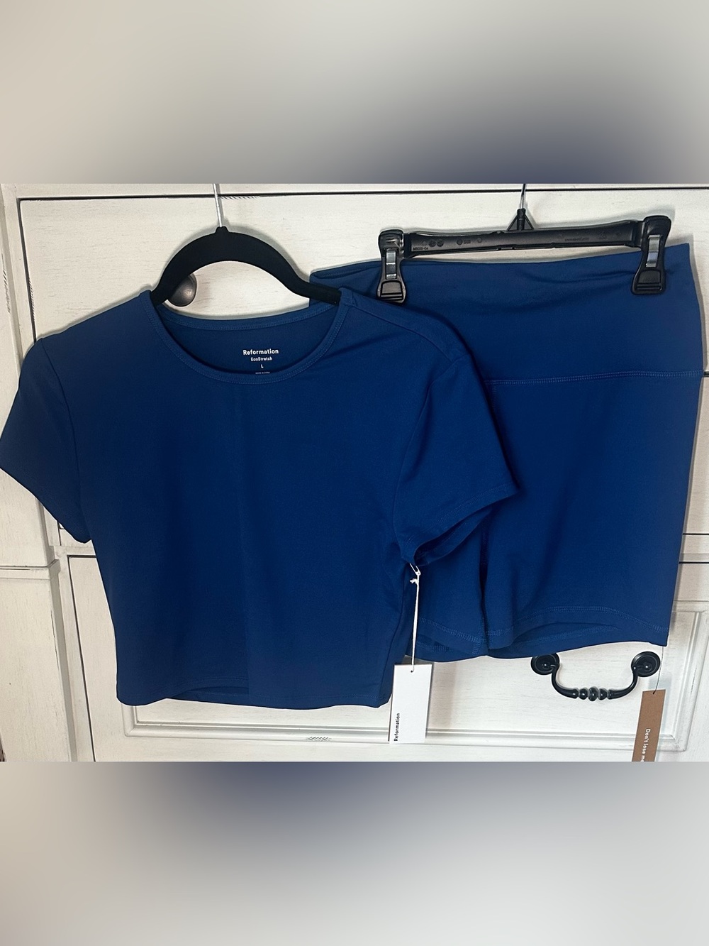 Reformation Kimber Ecostretch Set Caspian - Size L